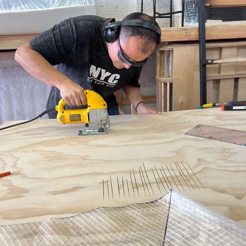 Upholstery craftsmanship at German Re-Upholstery Corp