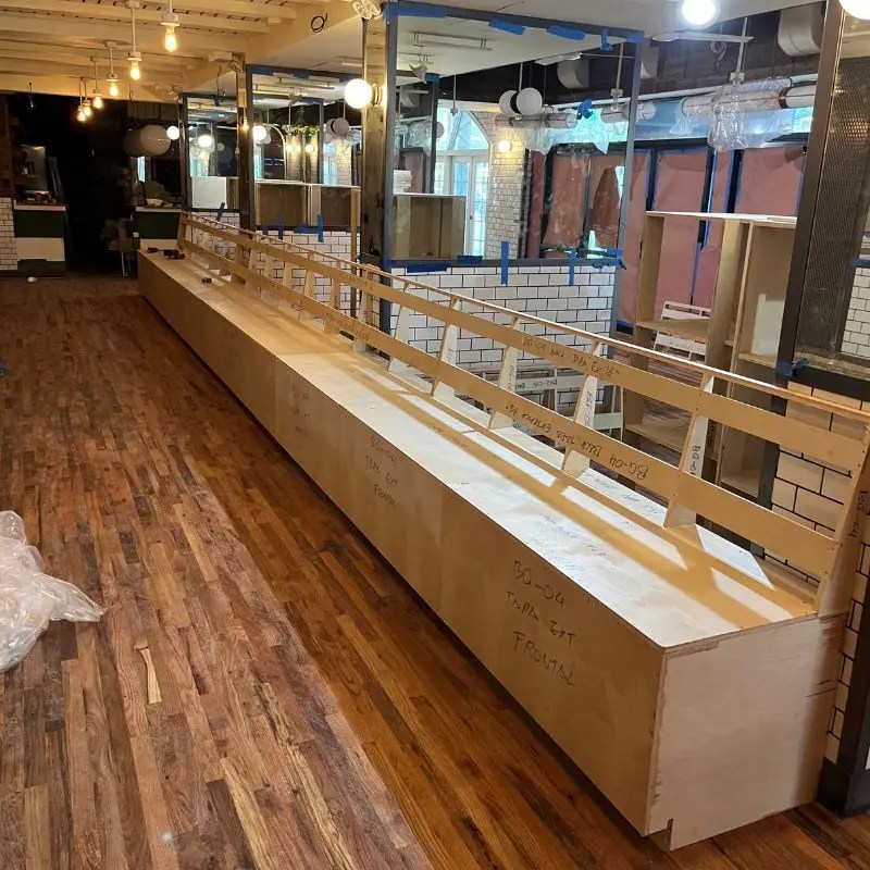Custom Made Commercial Upholstery project 9 by German Re-Upholstery in New York City