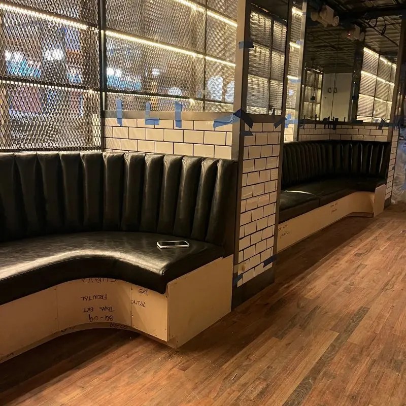 Custom Made Commercial Upholstery project 4 by German Re-Upholstery in New York City