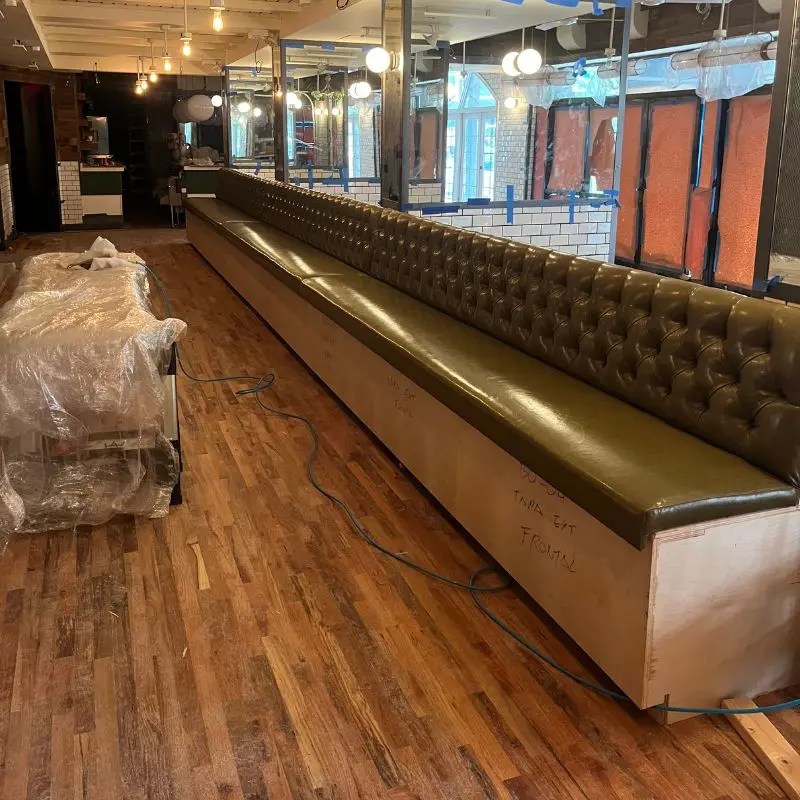 Custom Made Commercial Upholstery project 10 by German Re-Upholstery in New York City