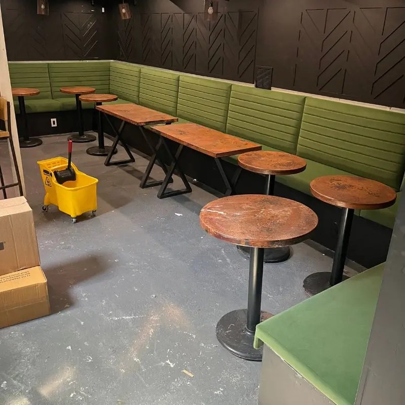 Custom Made Commercial Upholstery project 13 by German Re-Upholstery in New York City