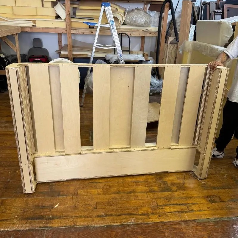 Headboard Upholstery project 2 by German Re-Upholstery in New York City