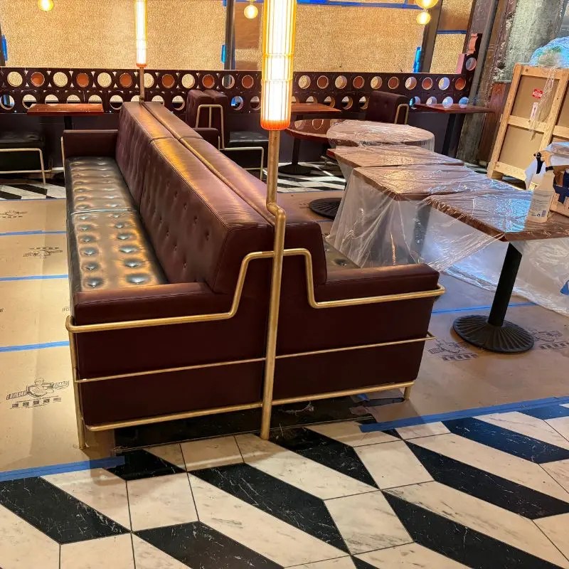 Custom Made Commercial Upholstery project 11 by German Re-Upholstery in New York City
