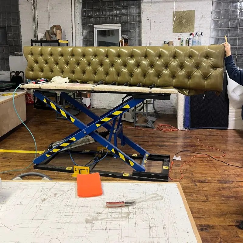 Custom Made Commercial Upholstery project 7 by German Re-Upholstery in New York City