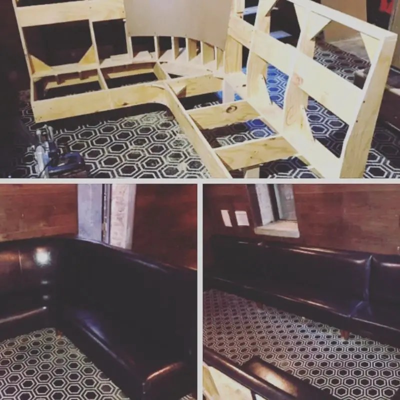 Custom Made Commercial Upholstery project 19 by German Re-Upholstery in New York City